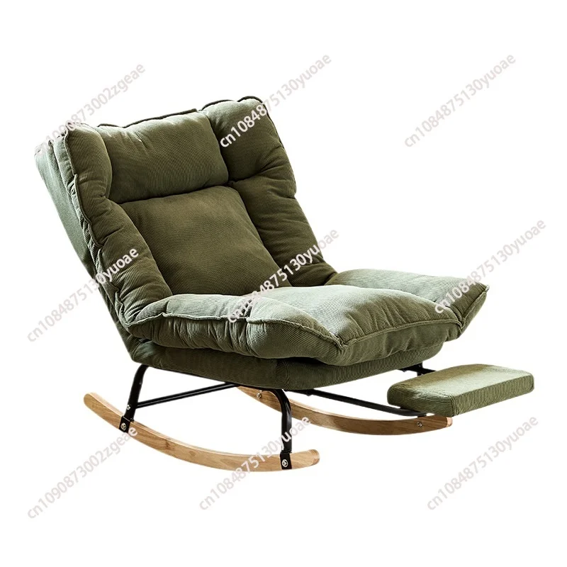 

Single sofa Living room lazy rocking chair Reclining Adult rocking chair