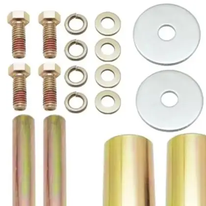 Rear Shock Absorption Bushing Kit Aluminum Alloy For Polaris Off-Road Vehicle For Suspension System Replacement Parts Black