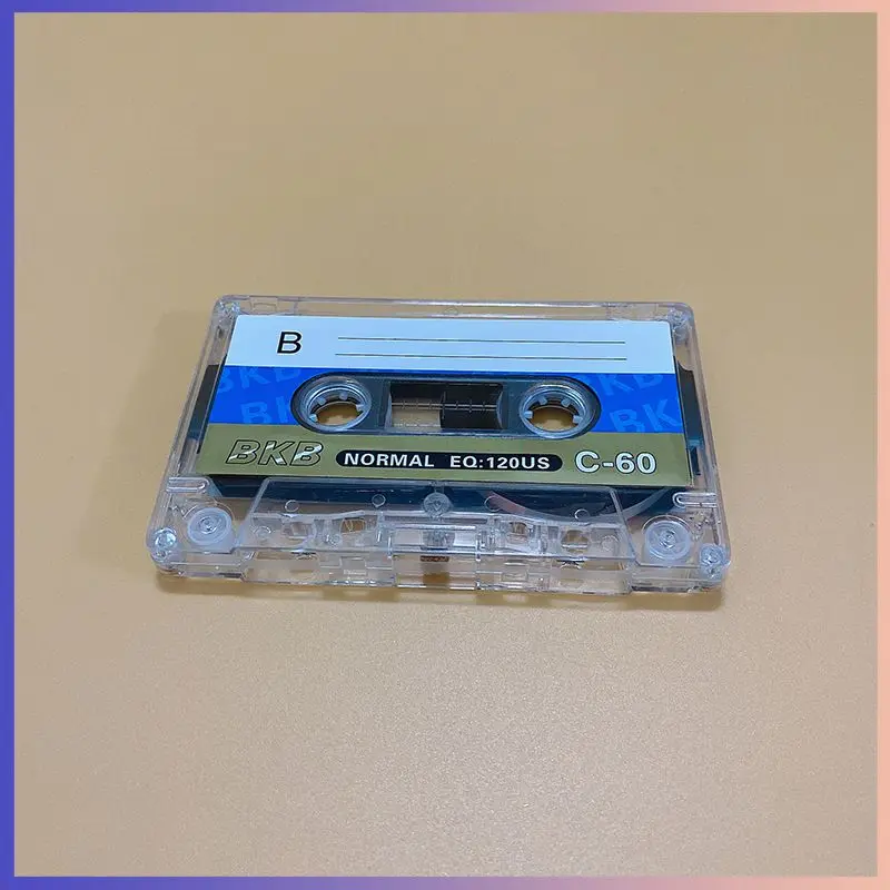 Standard Cassette Blank Tape Player Empty Tape With 60 Minutes Magnetic Audio Tape Recording For Speech Music Recording