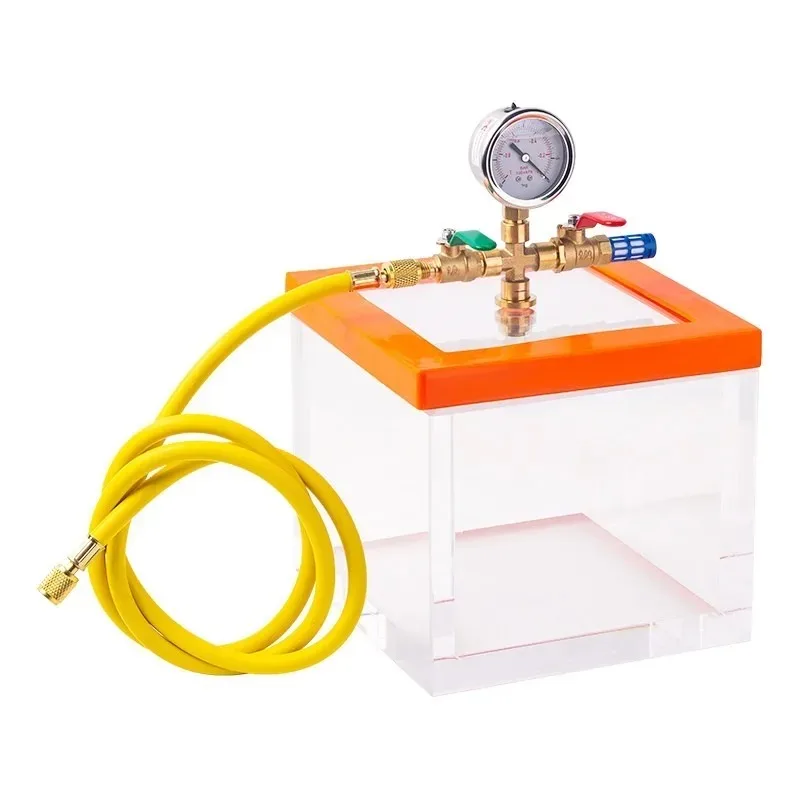 Acrylic vacuum box, negative pressure sealed container, industrial glue vacuum tank, laboratory defoaming and defoaming box