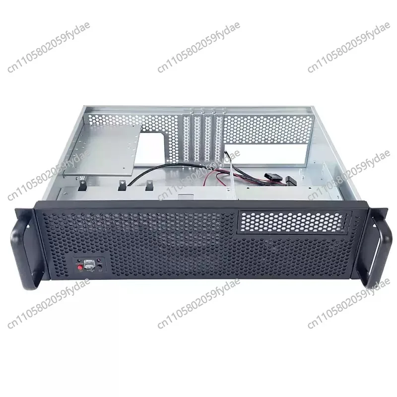 Industrial 3U-300 Server Chassis ATX Short Case 30cm Workstation Storage Rackmount with Optical Drive Position