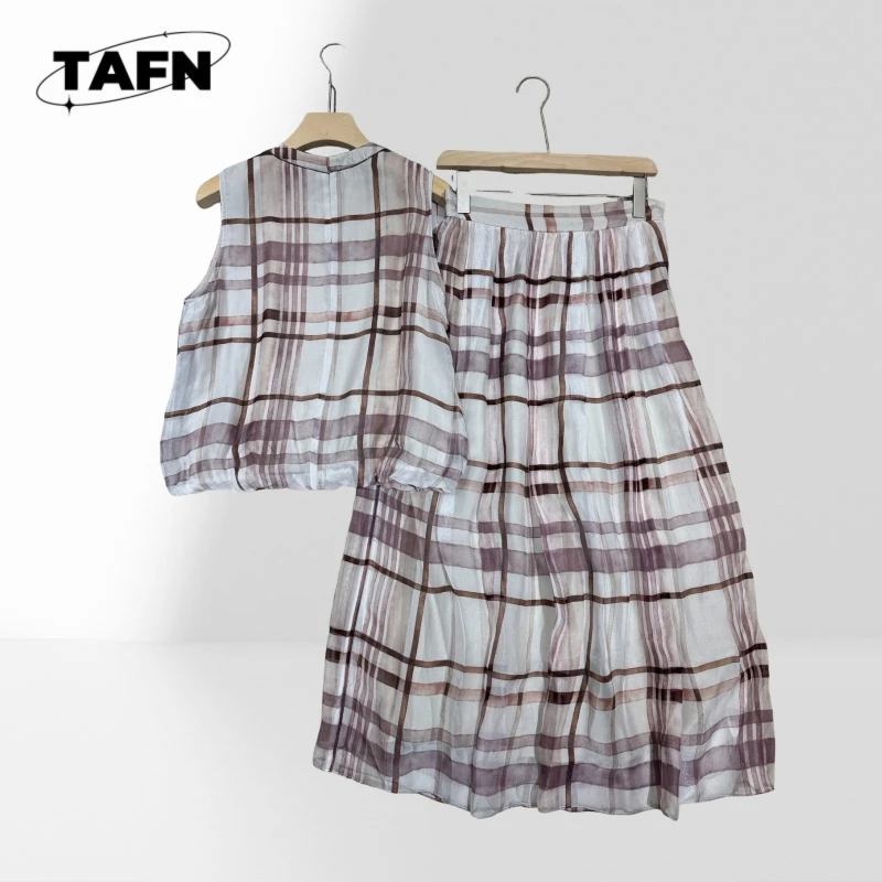Elegante dames geruite tweedel - Midi Skirt Floral recensie en prijs