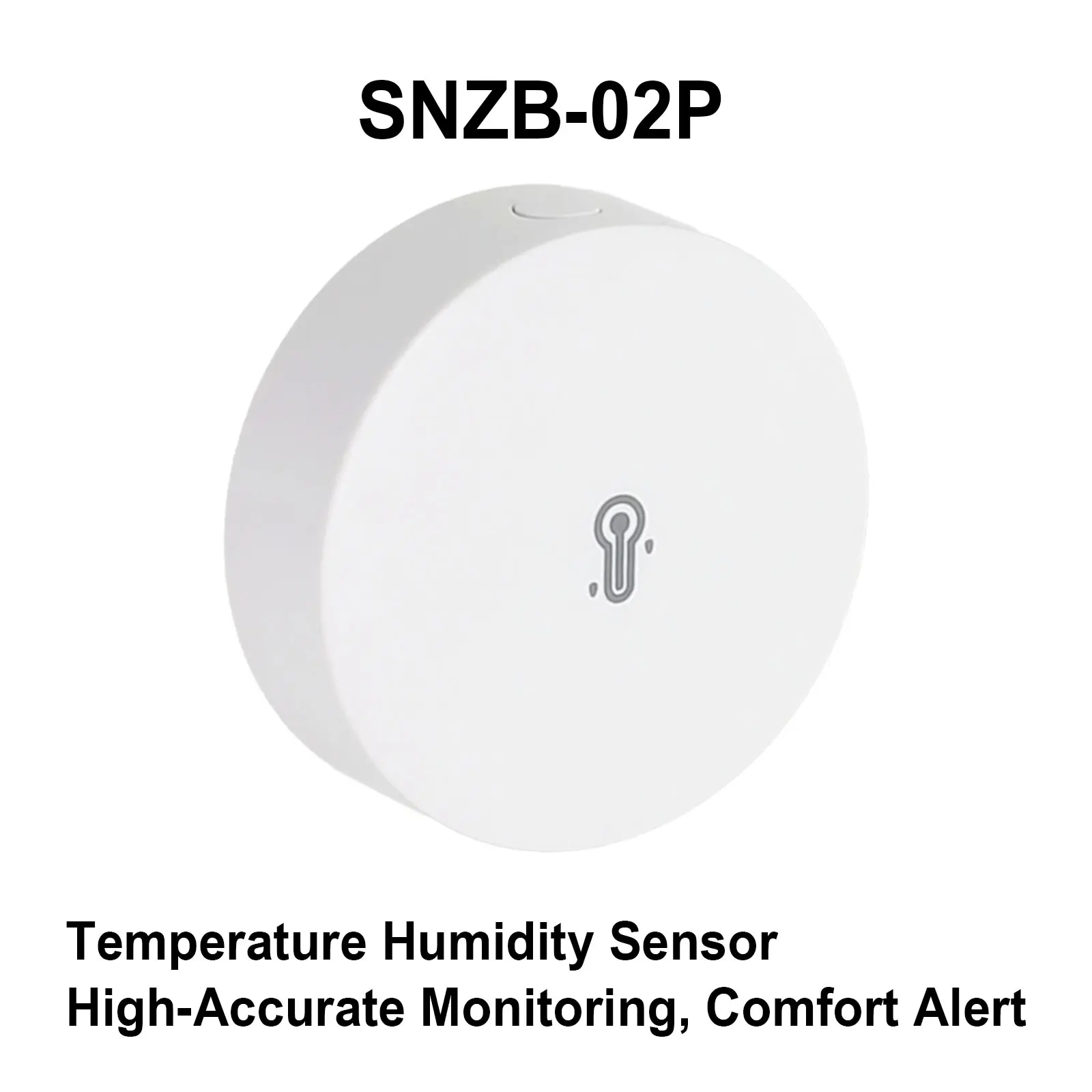 

For SONOFF SNZB02 Temperature and Humidity Sensor Durable and Reliable Construction Compatible with IFTTT