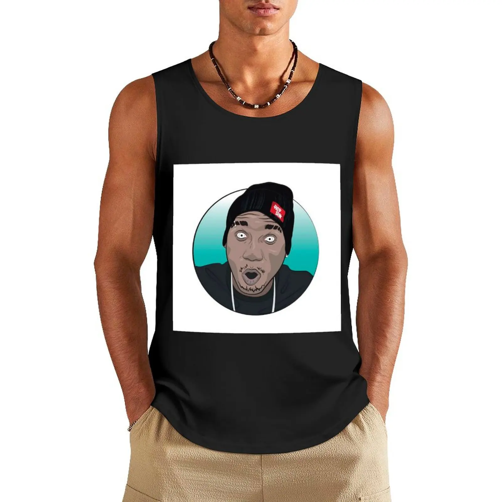 Майка Hopsin art, Мужская Летняя одежда 2024, Мужская одежда для спортзала, спортивные костюмы