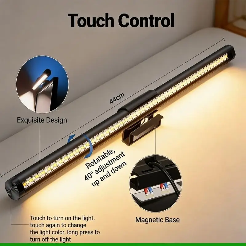 U55C LED Desk Lamp Monitor Light Bar Lighting Table Lamp Computer Monitor Screen