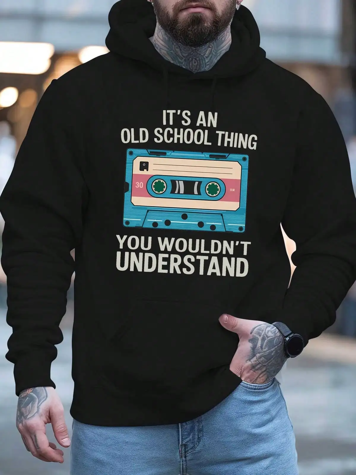 Graphic Men'S Sweatshirt Hoodie New Street Printed Tops Fall And Winter Clothing Free Hoodies Comfortable And Soft Fabrics Exquisite Gifts For F