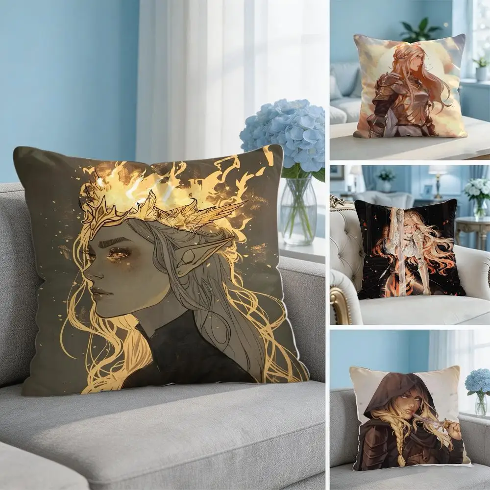 Novel T-throne Of Glass Cushion Cover Wrinkle-Resistant Short Plush Pillow Case Breathable Machine-Washable