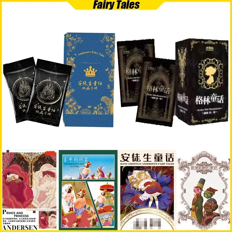 Grimm’s Fairy Tales Cards Andersen\'s Fairy Tales Anime Collection Cards Mistery Box Board Games Toys Birthday Gifts for Kids