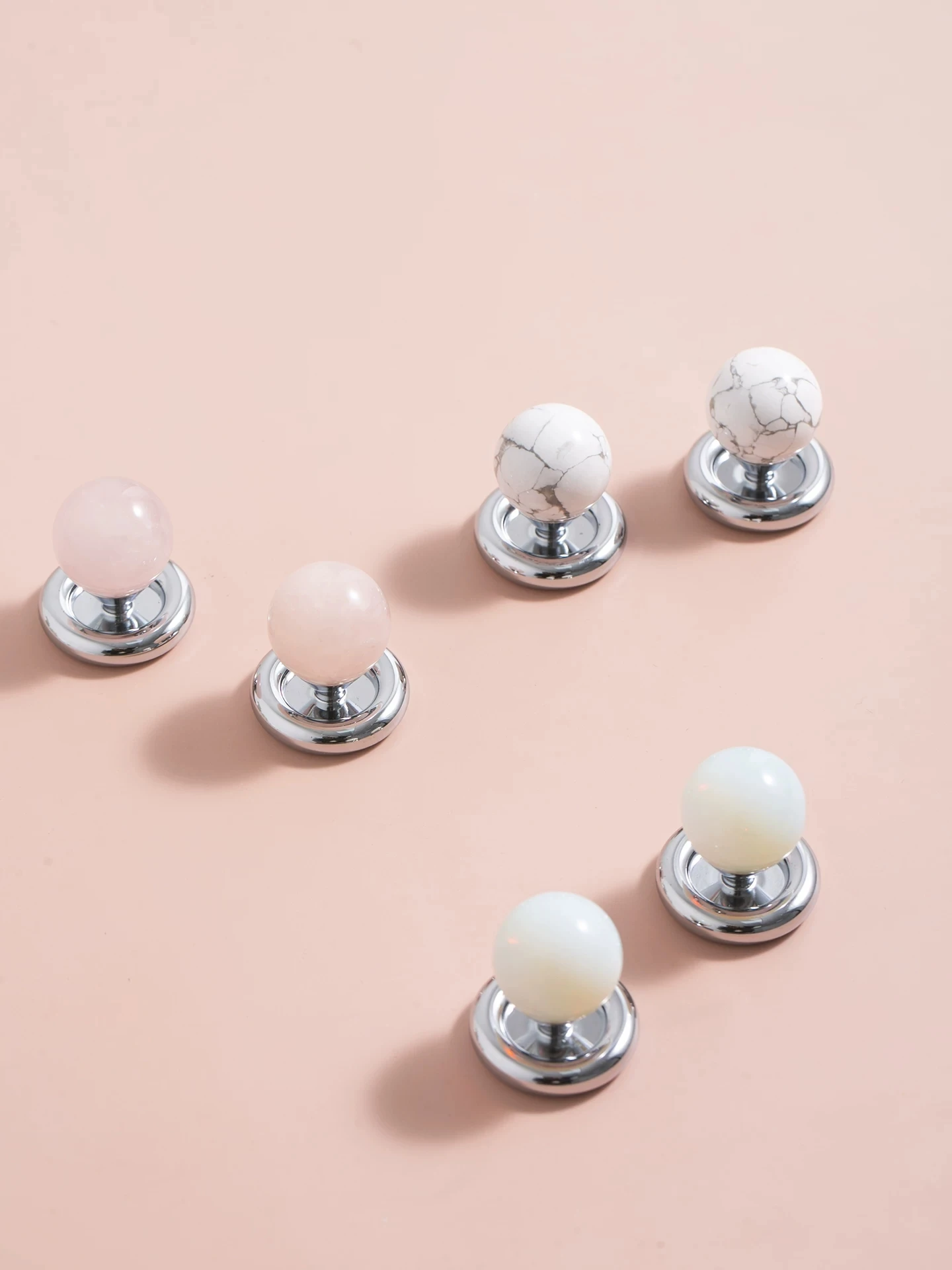 Solid Brass Handles Crystal Natural Stone Kitchen Cabinet Drawer Pulls Bedroom Wardrobe Door Furniture Shoe Cabinet Pulls
