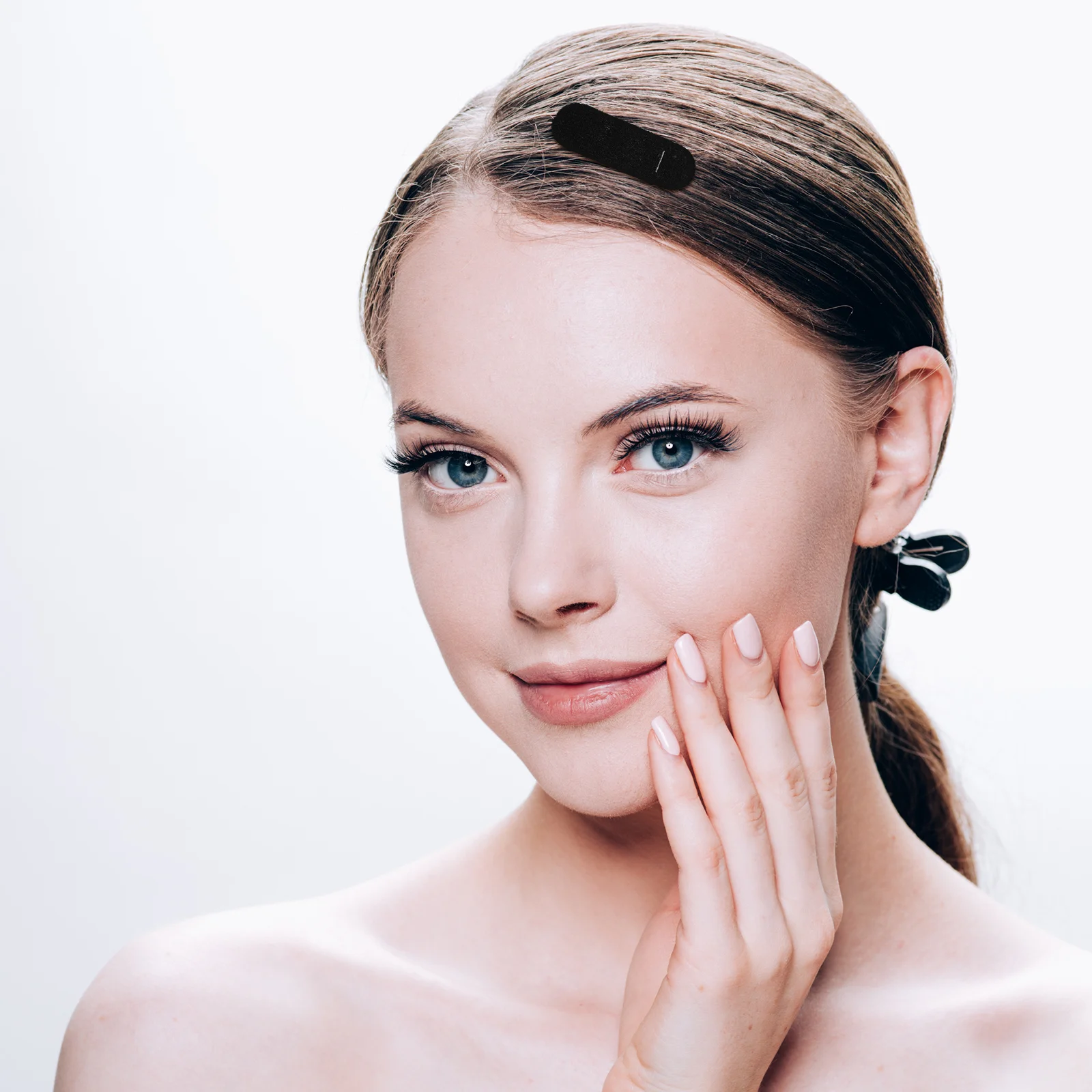 

100 Pcs Hair Clip Bottom Liner DIY Craft Supplies Premium Material Headdress Accessories Bobby Pins Cushion Pin Backing