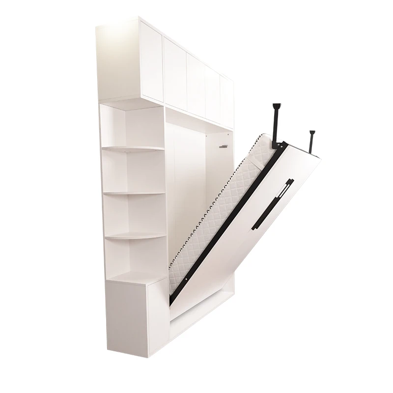 

Vertical invisible folding household multi-function automatic easy installation wall-mounted bed