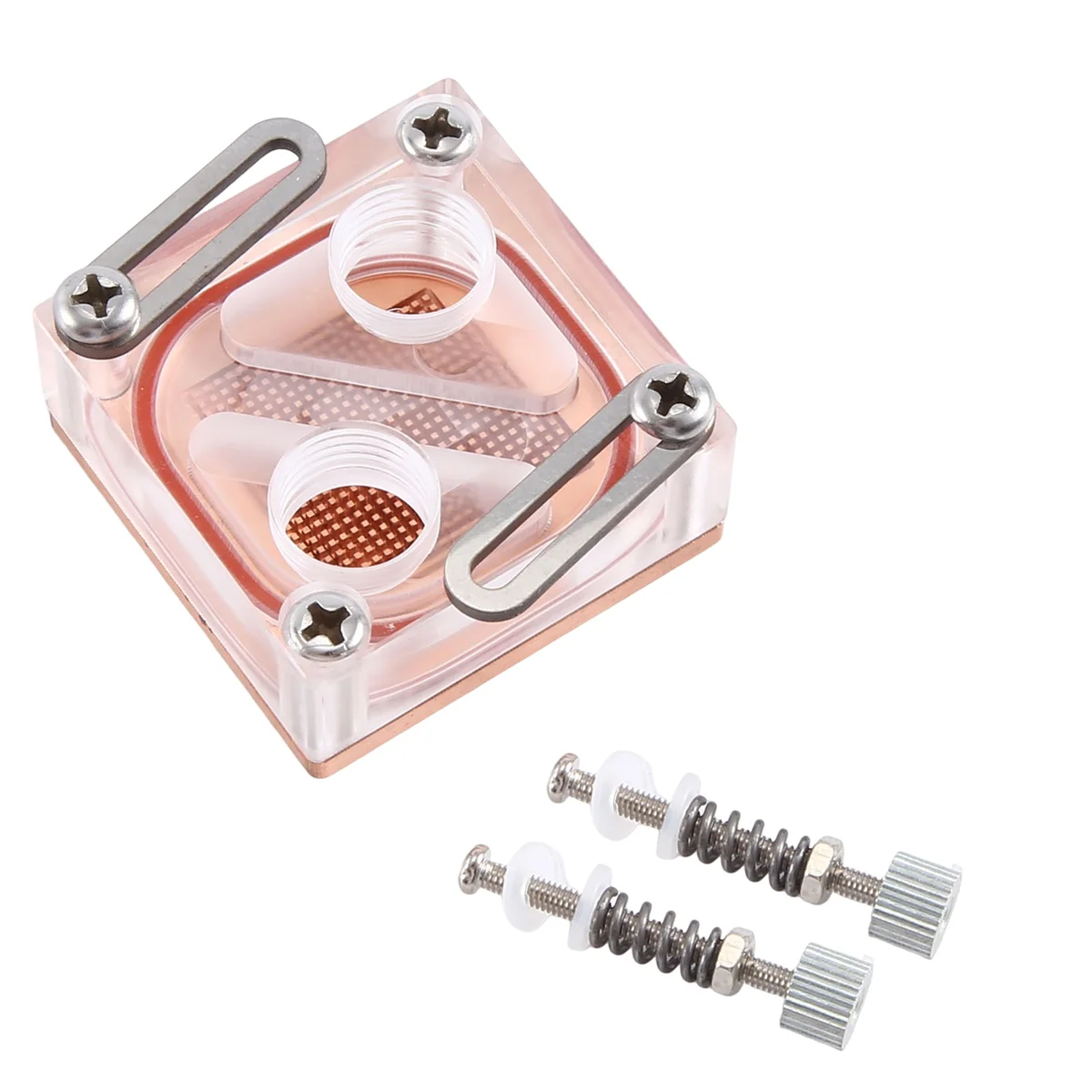 Diagonal Hole CPU Water Cooling Block Cooler Acrylic Transparent South Bridge Northbridge Block for Computer CPU Block