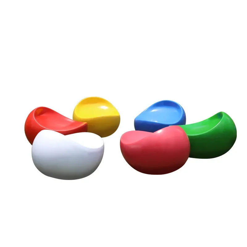 

Cartoon goose soft stone stool ornament outdoor leisure seat fiberglass sculpture