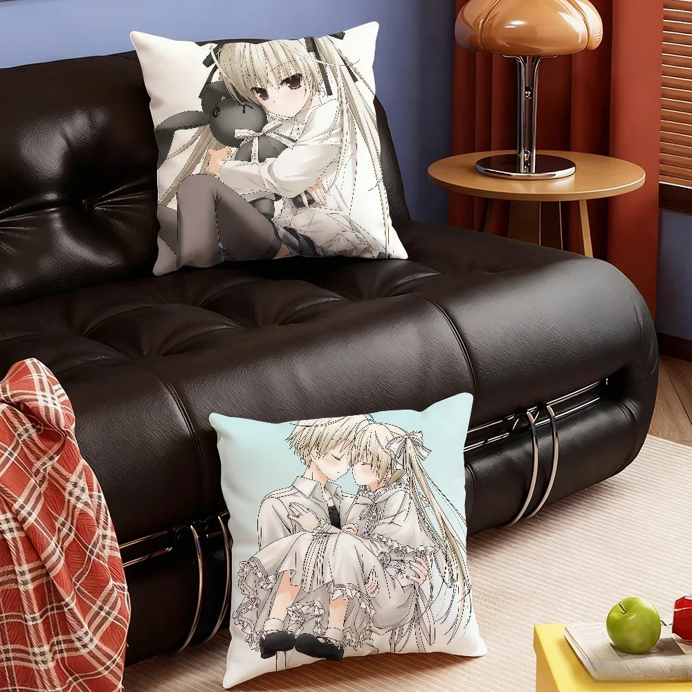 Anime Y-Yosuga no S-Sora Kasugano cushion cover Soft Smooth Hidden Zipper Washable Decorative Couch Office Housewarming Gift