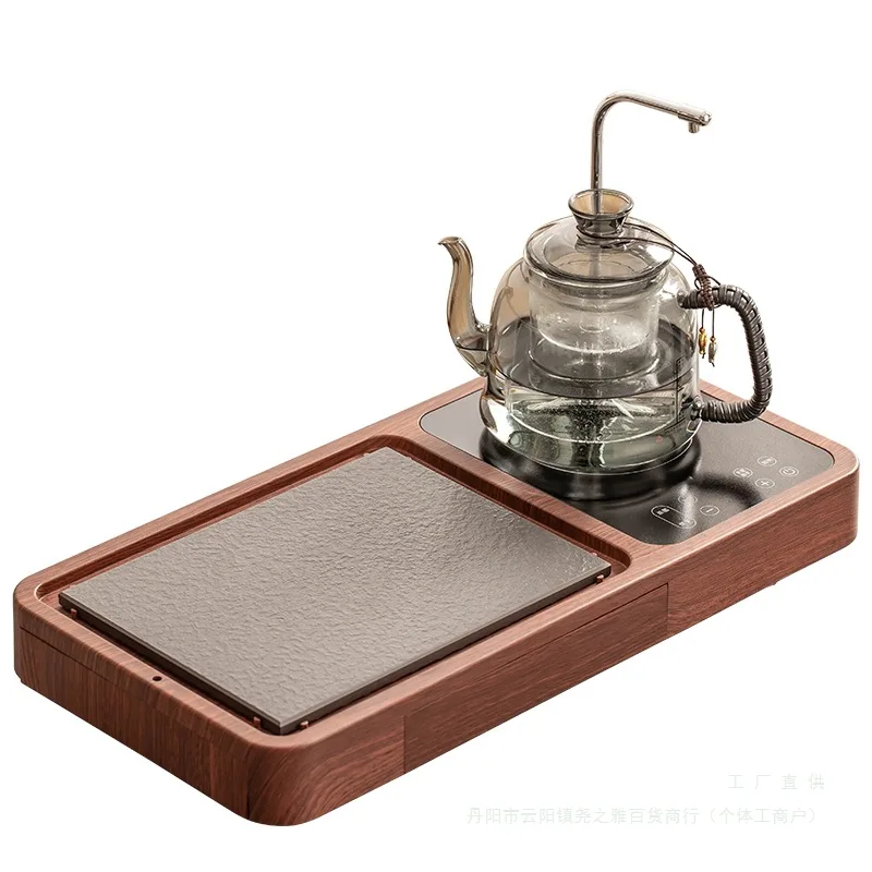 

Tea tray, fully automatic set, integrated household living room, smart electric ceramic stove to make tea, small tea table, tea