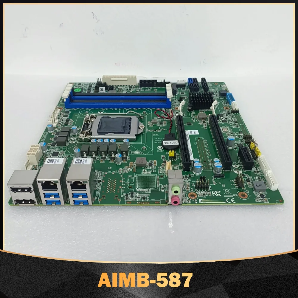 For Advantech Industrial Micro ATX Motherboard Q470E 10th i3/i5/i7/i9-10900 LGA1200 AIMB-587QG2 AIMB-587QG2-00A1E AIMB-587