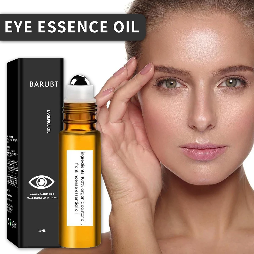 Essência de olho roll-on de 10ml, marca própria, hidrata firmeza, diminui linhas finas, olheiras, logotipo personalizado, maquiagem em massa, sem crueldade