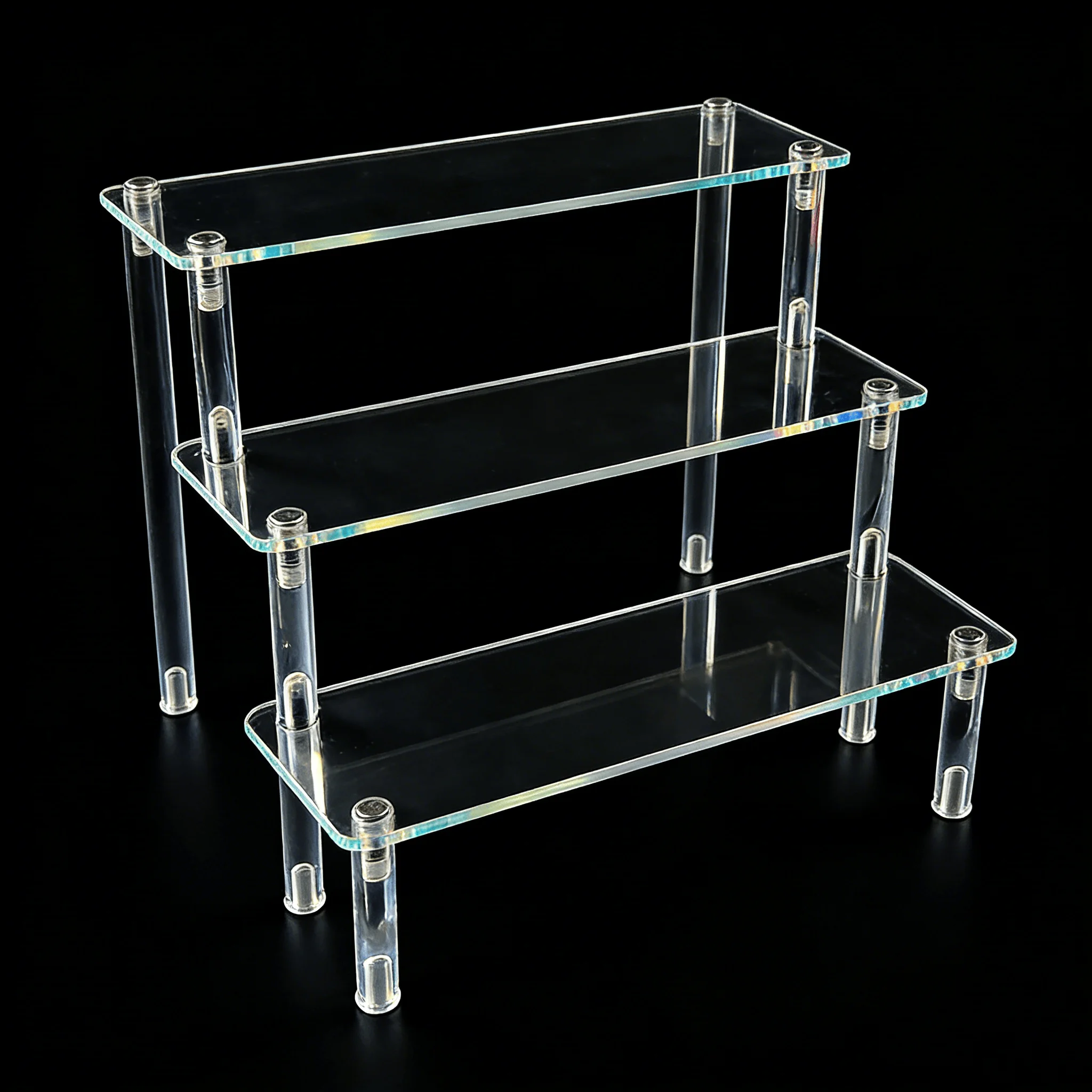 Multi-Functional Acrylic Display Stand, Used For Placing Jewelry, Collectibles, Multifunctional Display Stand For Steps
