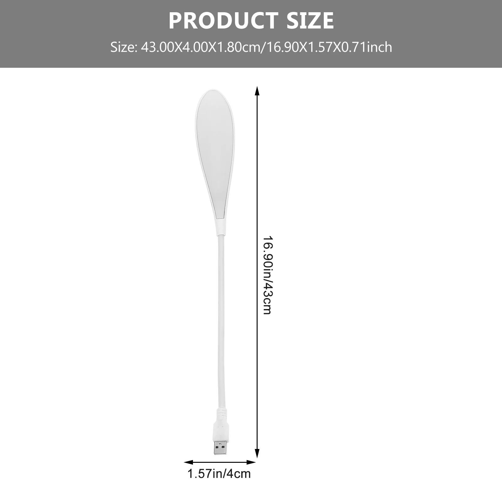 USB محمول LED مصباح القراءة 14 LED مرنة معقوفة لوحة مفاتيح الكمبيوتر ضوء المحمولة ليلة ضوء مصباح القراءة الكمبيوتر #3