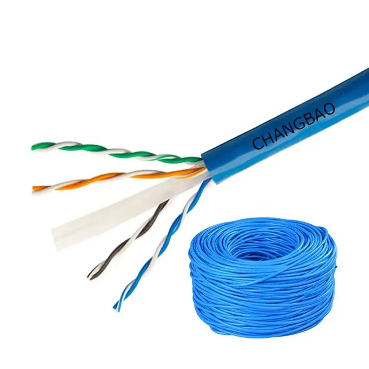 rj45 cat6 roll 305m cat 6 24awg utp lan cable pure copper ethernet cable communication cables for network