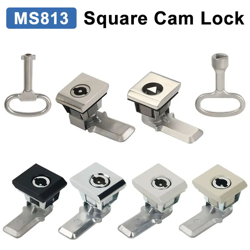 MS813 Plastic/Stainless Steel Tongue Lock Distribution Cabinet/Electrical Control Cabinet/Electrical Control Cabinet Square Lock