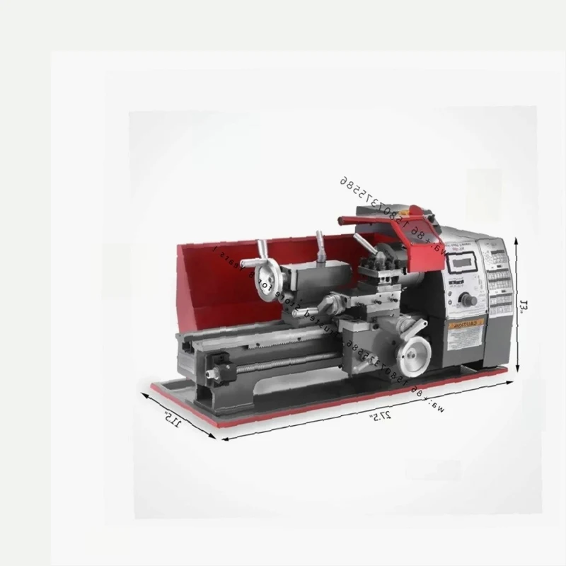 Metal Mini Motorized Lathe Machine Woodworking DIY Power Tool Modelmaking