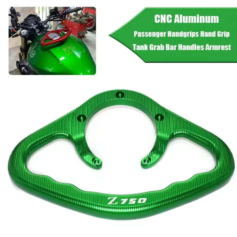 

Z750 LOGO For Kawasaki Z 750 2003-2012 Z750R 2011 2012 Motorcycle Passenger Handgrips Hand Grip Tank Grab Bar Handles Armrest