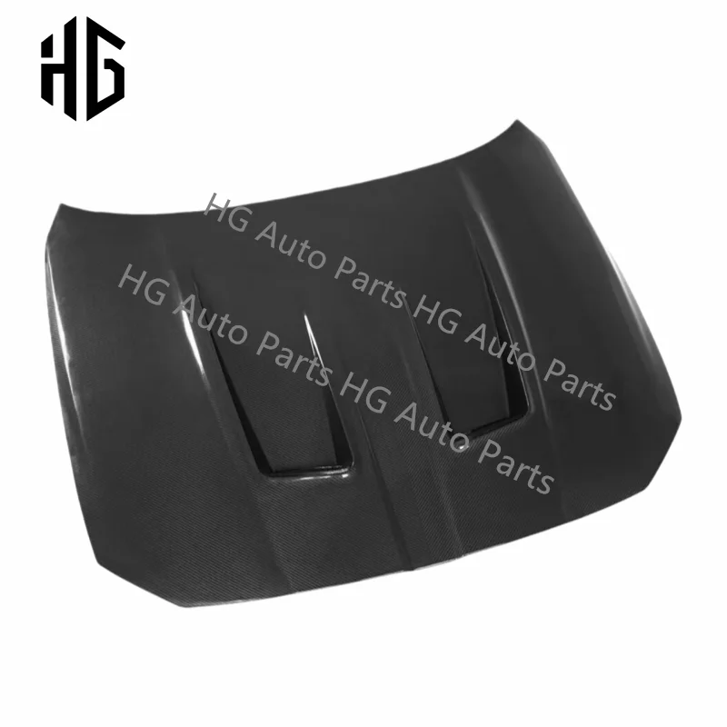 غطاء محرك السيارة من ألياف الكربون الجافة 3k خفيف الوزن عالي الجودة لسيارات BMW M3 M4 G80 G82 غطاء أمامي أسود لغطاء المحرك على طراز N #4