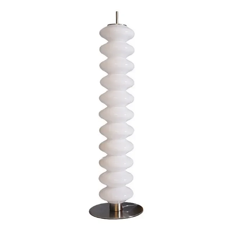 Nordic creative white gourd glass floor lamp modern simple personality living room dining