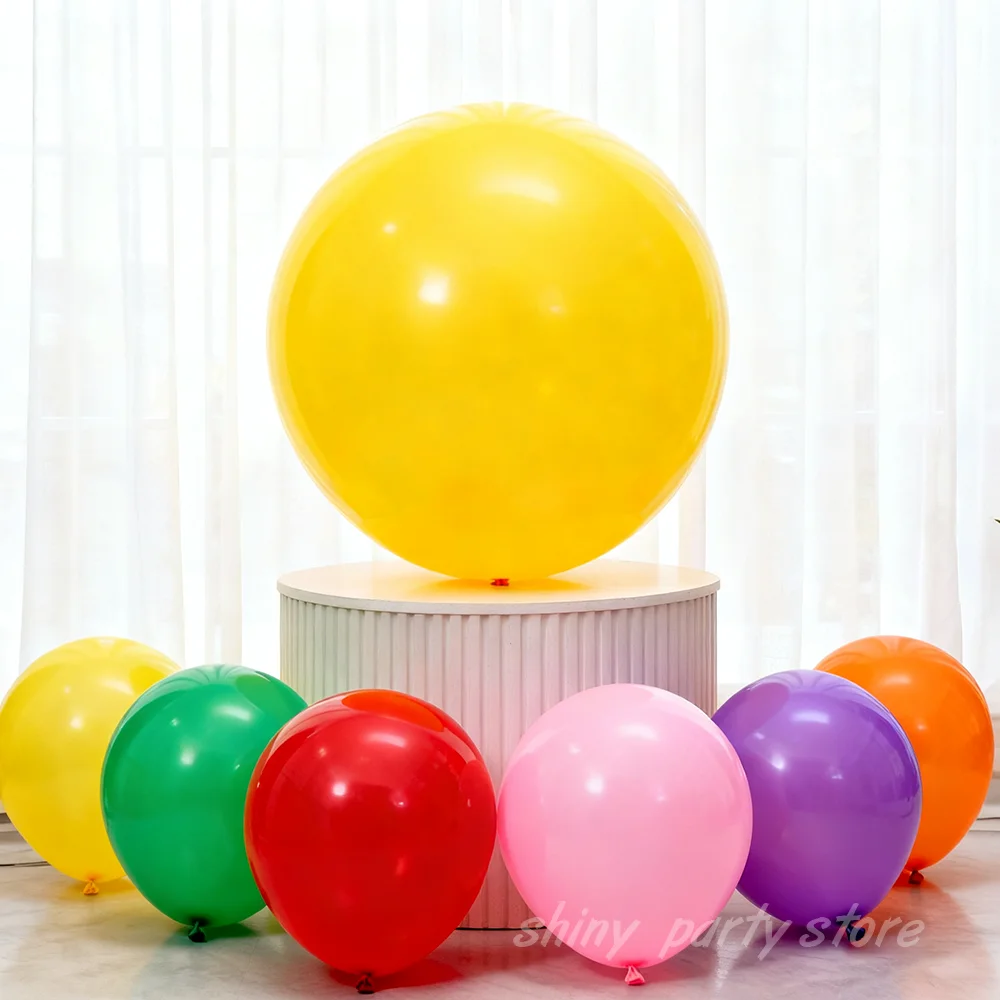 

18inch 36inch Big Balloon Thickened Matte Latex Helium Balloons Colorful Balloon Accessories Supplies Wedding Birthday Party
