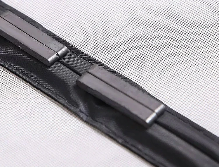 Magnetischer Türvorhang in Maßanfertigung, Moskitonetz-Vorhang, Fliegengitter mit automatischer Schließfunktion, unsichtbares Netz für Küche und Wohnzimmer. – Detail 10