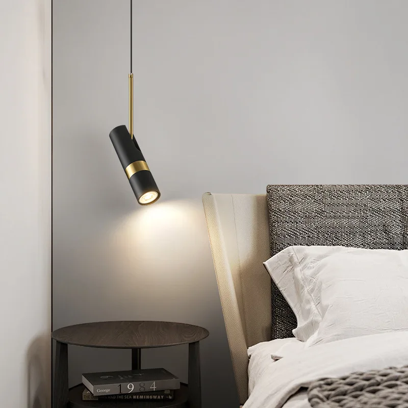 Nordic Pendant Hanging Lamp Led Bedside Spot Light Fixture Bedroom Dining Table  Lighting  Indoor Home Decor Kitchen Simple Bar