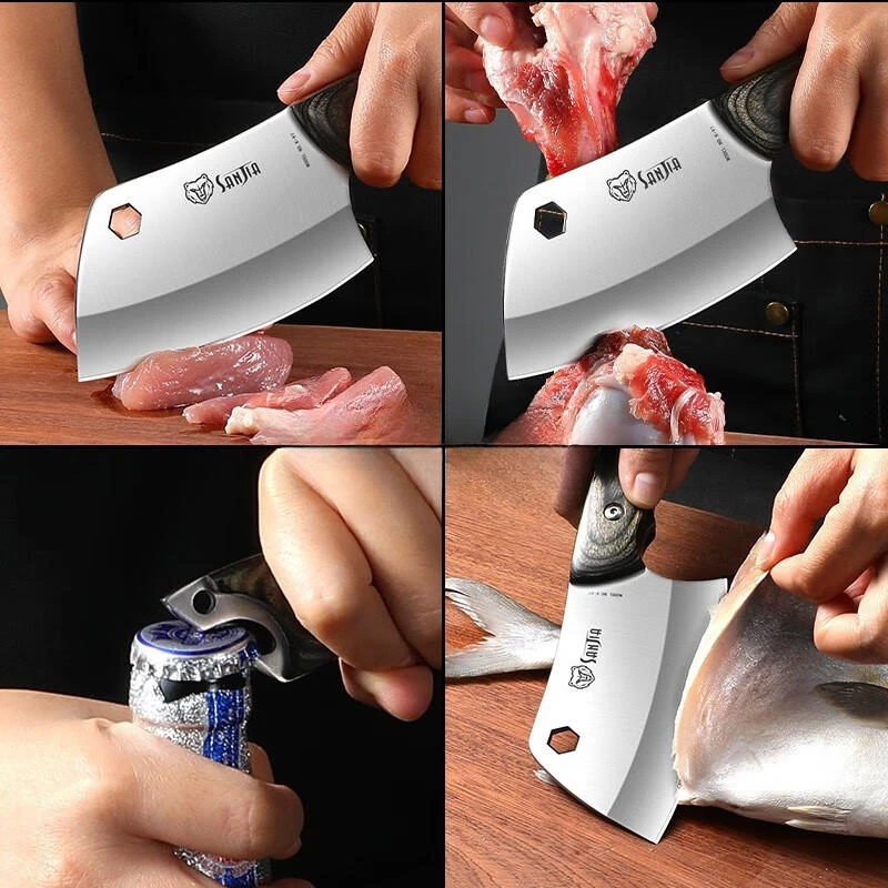 PLYS Household stainless steel kitchen knife, women\'s special mini small knife, kitchen knife high-end sharp slicing knife