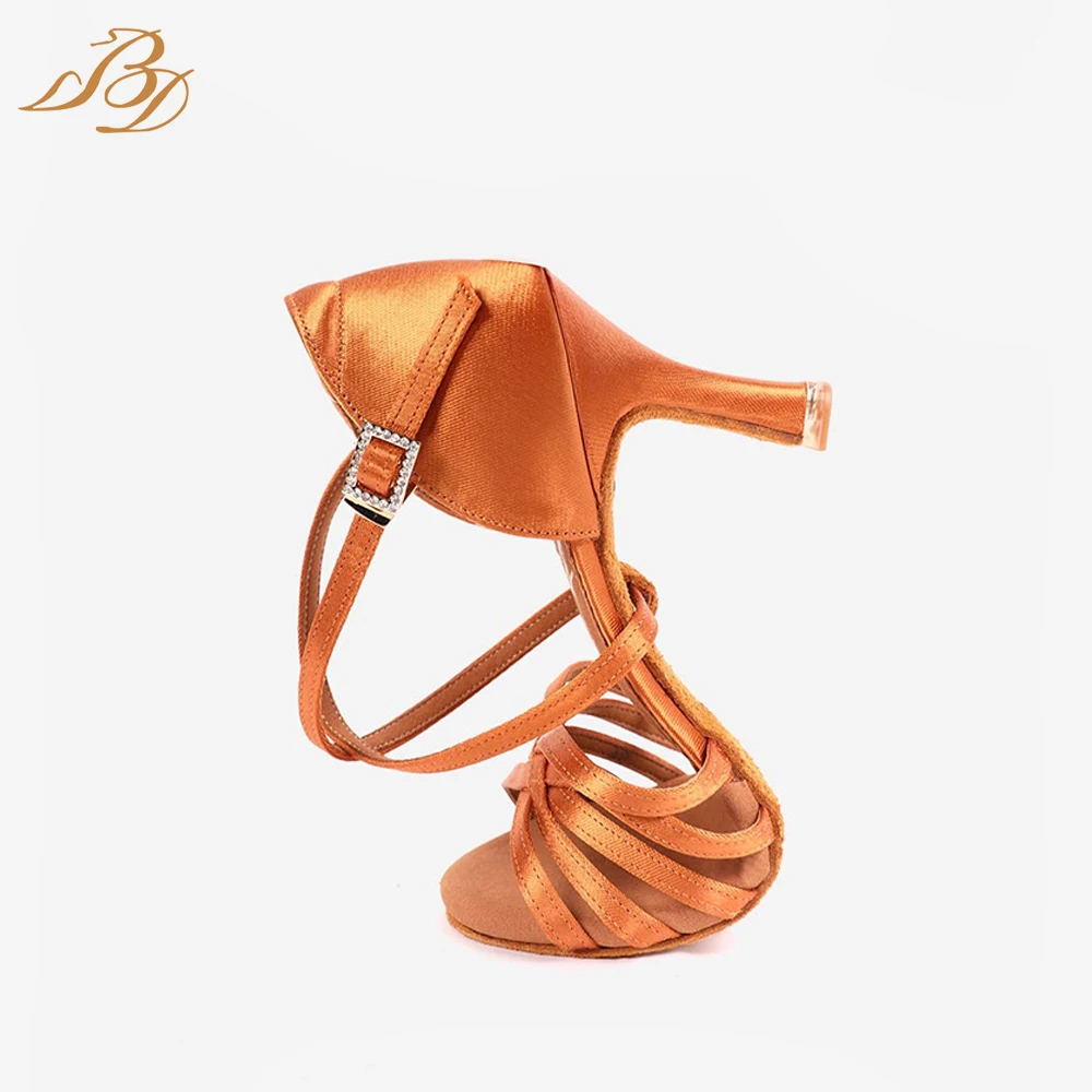 Party Ballroom Dancing Shoes for Women PerformanceTangoFlamencoShoeBrightDiamond Competition Girl's Fashion Designer Heels BD211