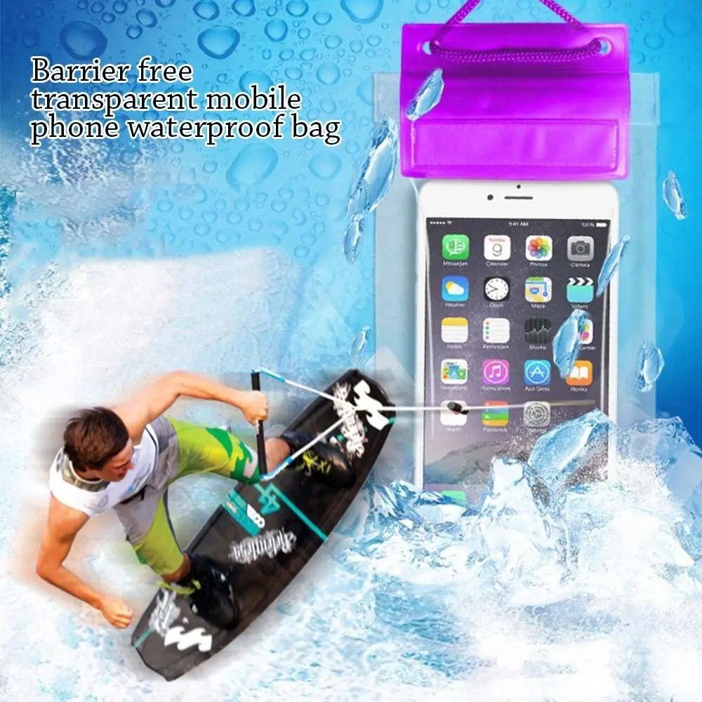 Universal Waterproof Phone Case Transparent Mobile Phone Underwater Storage Bag Cellphone Outdoor Diving Protective Case