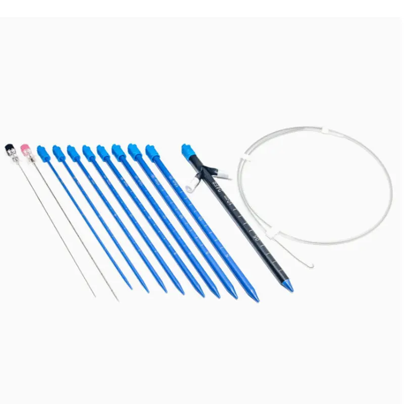 Disposable 14FR Veterinary Fascial Dilator Kit | Percutaneous Nephroscopy Drainage Set for Animal Laboratory & Clinical Use
