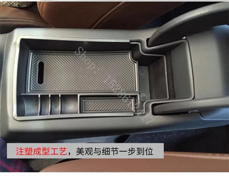 For Audi Q3/Q5 2010 2011~2018 ABS Central Armrest Storage Box Stowing Glove Case Tray Container Accessories car Accessories