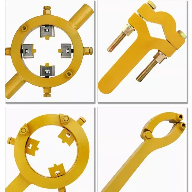 Excavator Parts Oil Seal Cylinder Wrench Disassembly And Installation Hydraulic Three Grab Tool Replacement Cylinder Barrel