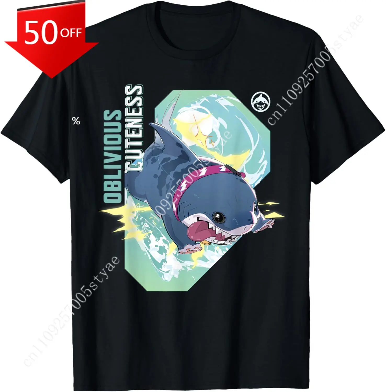 

Marvel Rivals PVP Jeff The Land Shark Oblivious Cuteness T-Shirt Men's Women's Lightweight Short-Sleeve T-Shirts