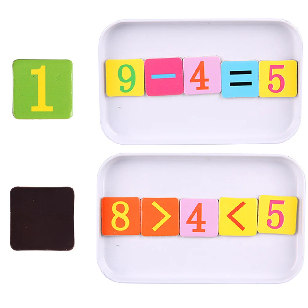 Sussidi didattici per la matematica Scatola puzzle con bastoncini aritmetici Asilo per l'educazione precoce Stimola la capacità di pensiero assortita