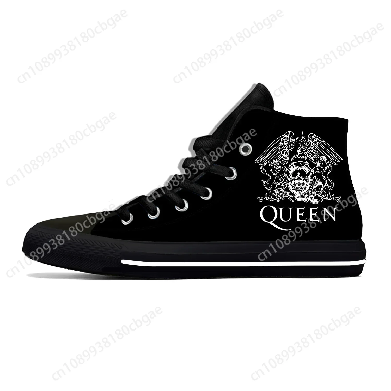 

Hot Queen Freddie Mercury Rock Band Fashion Breathable Casual Shoes High Top Lightweight Men Women Sneakers Latest Board Shoes