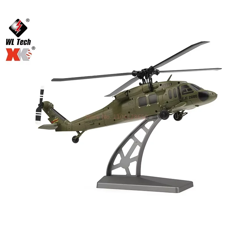 Weli New K170 Black Eagle Uh60l Remote-Controlled Helicopter With Four Channels And Four Propellers Brushless Fixed Height Model