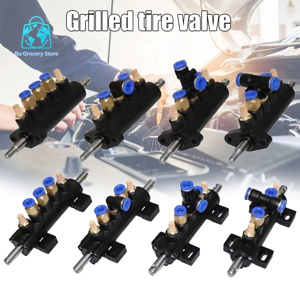 Air Control Five Way Foot Pedal Valve Wheel Repairing Tool Tire Changer Machine