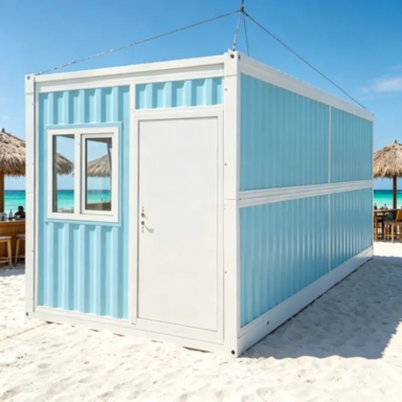 Flat Pack Container Tiny House 20ft 40ft Foldable Prefab Portable Modular Mobile Office Living Expandable