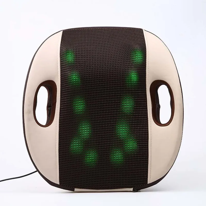 

600 Back Massager, Waist Massager Backrest Waist Back Physical Kneading Pillow Cushion Protector