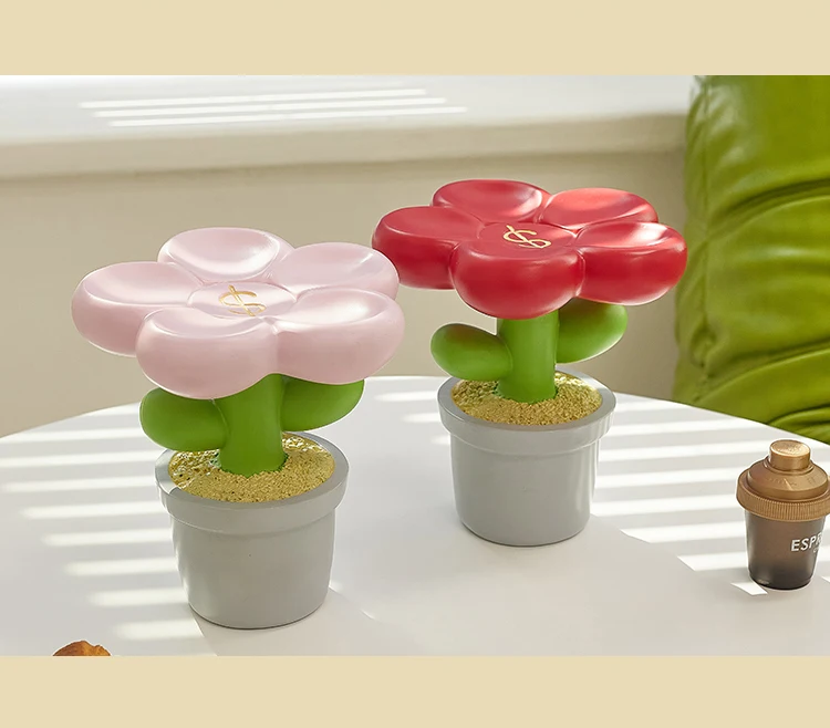 

Creative Money Flower Home Desktop Decoration Cute Flower Storage Shelf, Entrance Decoration