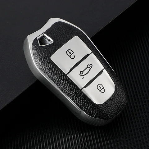Кожаный чехол из ТПУ для дистанционного ключа автомобиля Peugeot 2008 3008 4008 5008 308 408 508 Citroen C4 C4L C6 C3-XR Picasso DS3 DS4 DS5