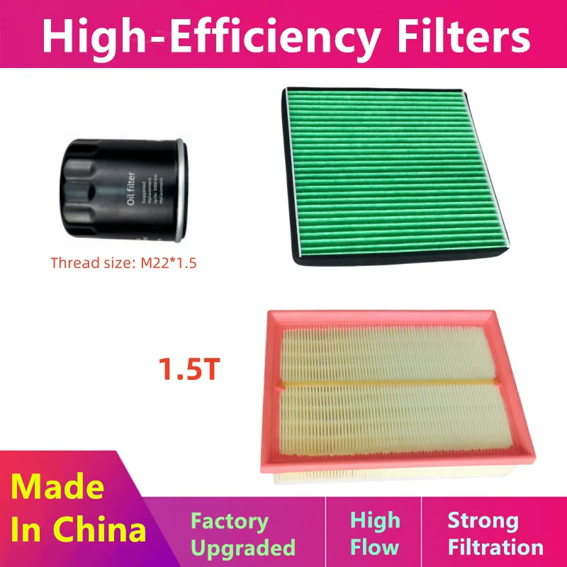 3pcs/for SAIC-GM Baojun 530 560 1.5T 1.8L Oil Filter, Air Filter & Cabin Filter/Auto Parts