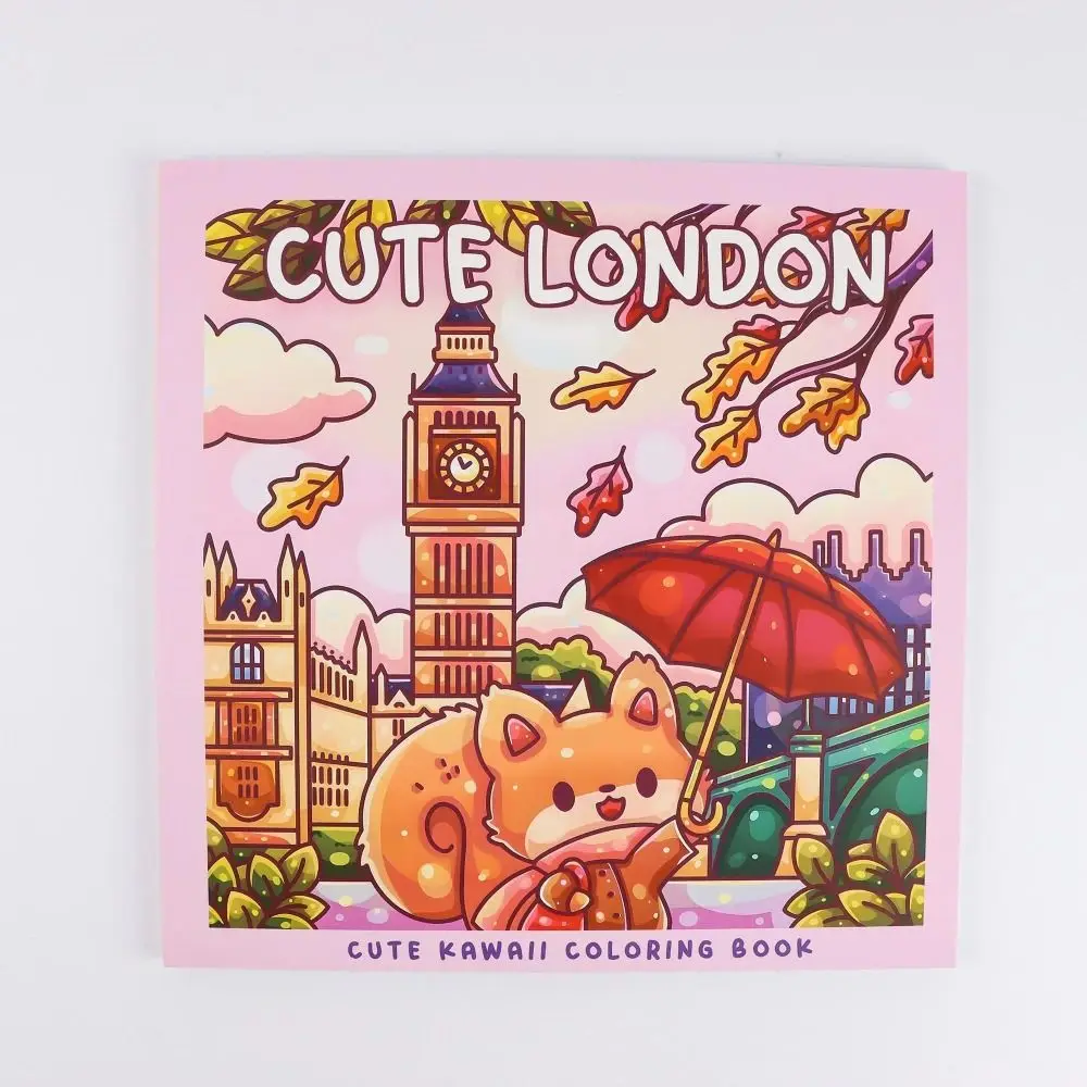 Froggy Days Cartoon Coloring Book Fuzzy Tales Charming Frog Graffiti Copy Sketch Book Early Education Doodling