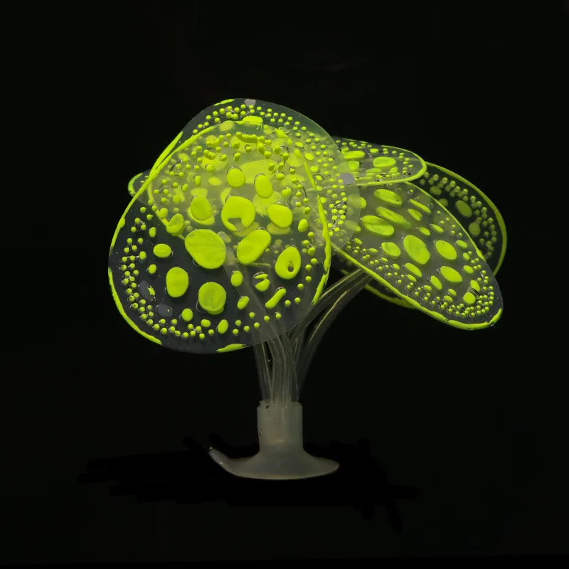 Silicone Luminous Plants Artificial Glowing Simulation Coral Aquarium Decoration Fish Tank Underwater Ornament For Fish Tank